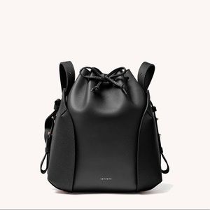 Senreve Noir Black Fiore Bucket Bag